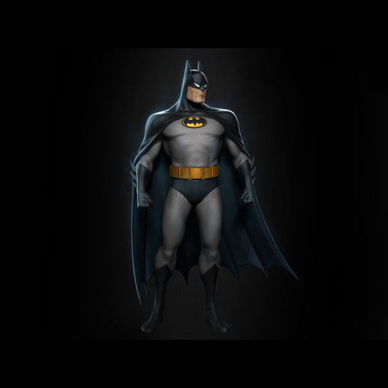 Modelo 3D animado do Batman pronto para impressão