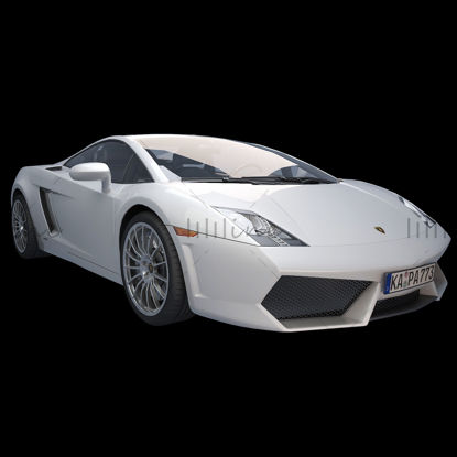 Lamborghini ultrafutó 3D-s modell