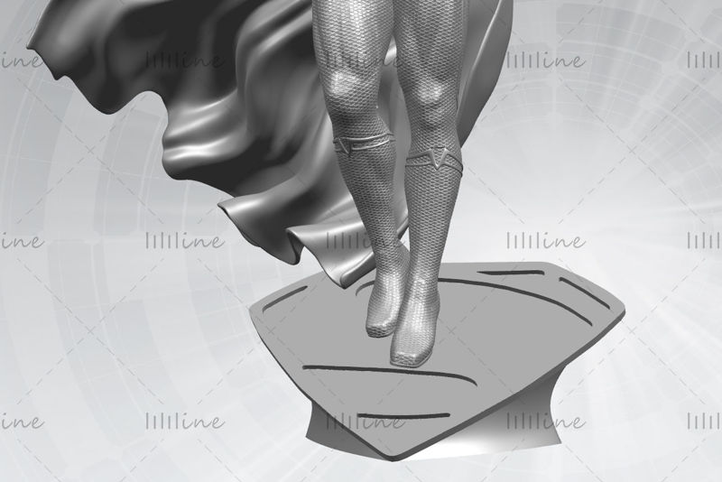 SuperMan Statue 3D model Ready to Print