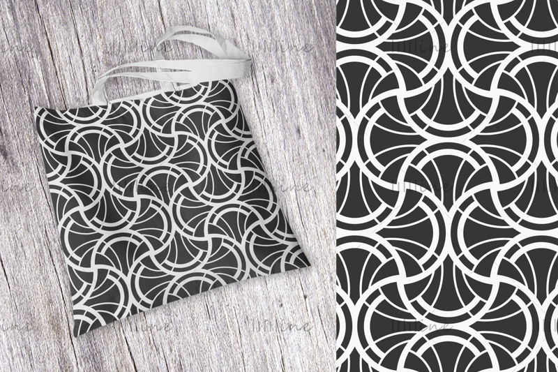 10 Art Deco seamless patterns
