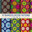 10 African seamless patterns