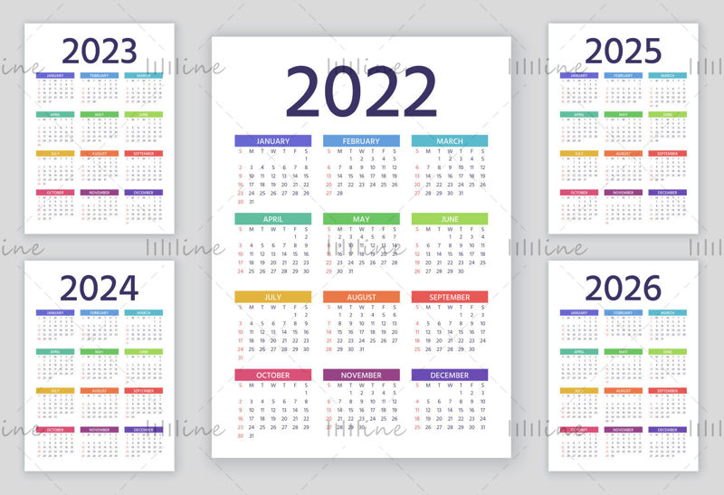 Concise wind calendar in 2022