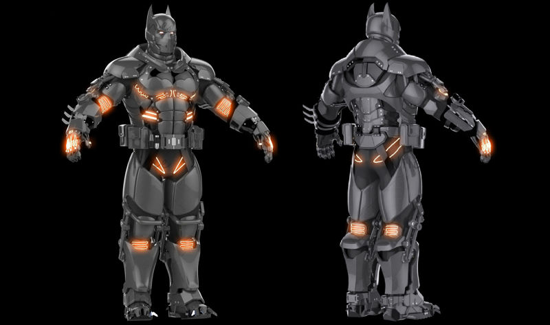 Batman Figure 3d model - Ready to print