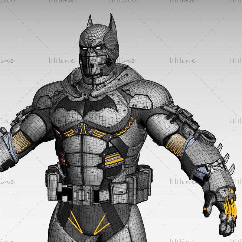 Batman ábra 3d modell – Nyomtatásra kész