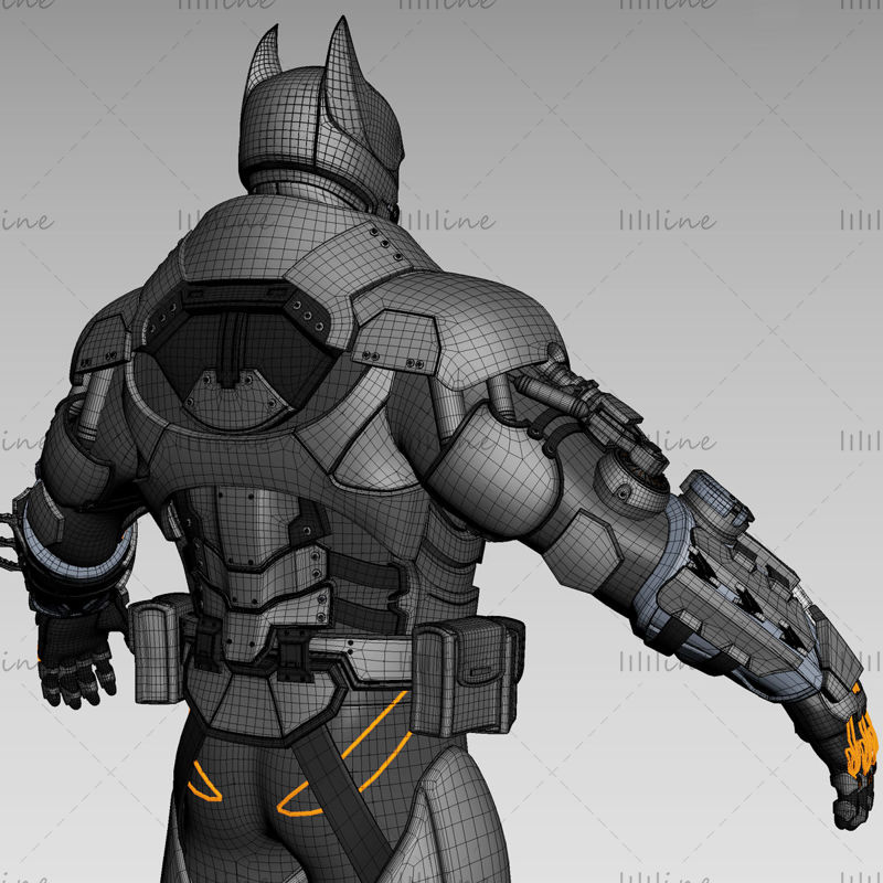 Фигурка Бэтмена 3d модель - Готова к печати