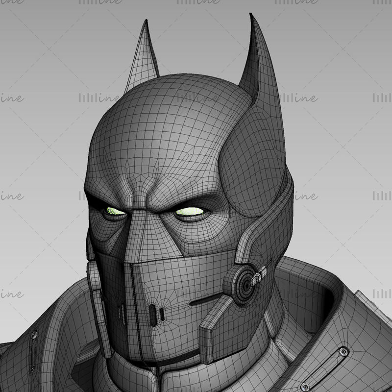 Batman ábra 3d modell – Nyomtatásra kész