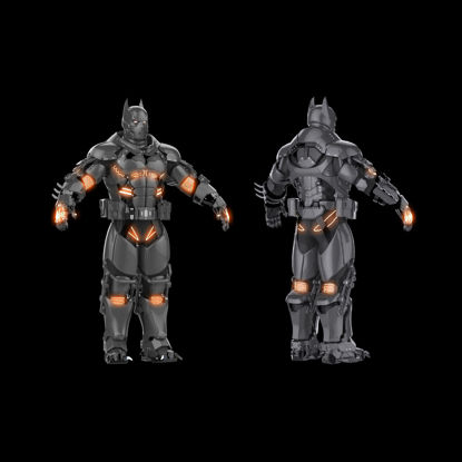 Batman Figure 3d model - Ready to print