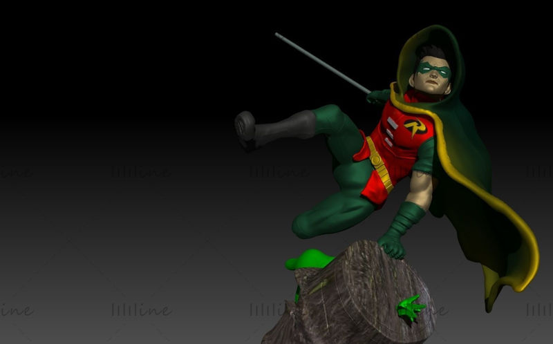 Робин - Комиксы DC - Модель для 3D-печати