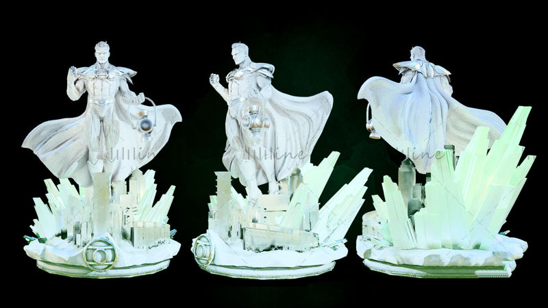 Dc comics Green Lantern 3D Sculpture 3D print modell