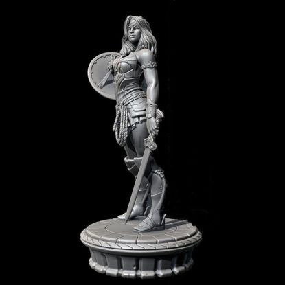 Wonder Woman Statue 3D model ready print