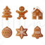 Snowman Snowflake Gingerbread Man