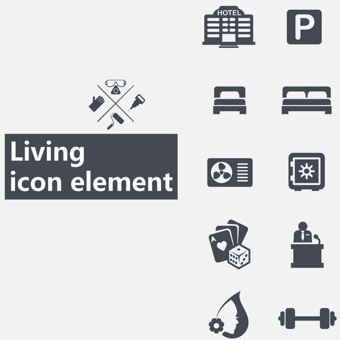 black-life-style-element-vector-icons-in-powerpoint-format