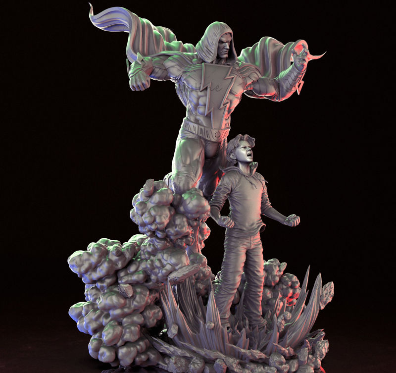 Shazam Billy batson 3D modell Ready Print