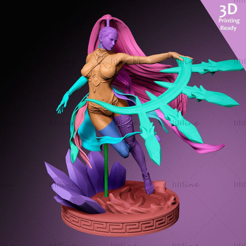 Shiva Final Fantasy7 Remake Fan art 3D printing ready