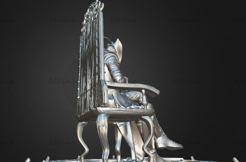 Lady Maria Bloodborne Figur 3D-Modell Ready Print