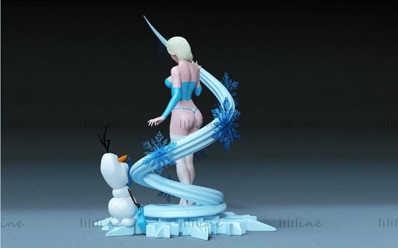 Onicron Ice Princess 3D-Modell Ready Print