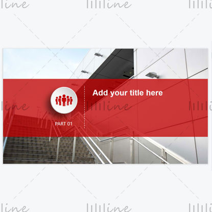 Red Jane style ppt template