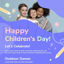 Happy children's day event poster