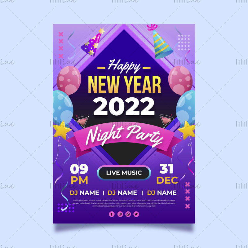 2022 new year concert poster