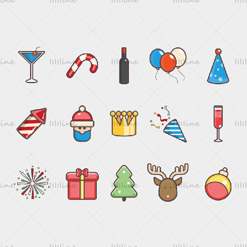 15 Christmas icons