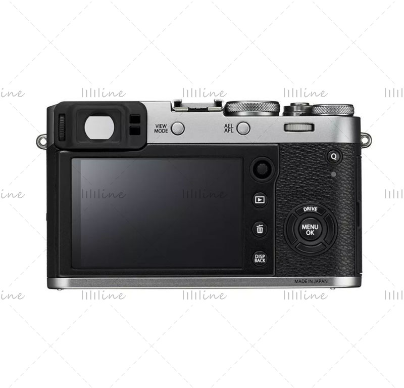 Fuji camera model X100F-model design