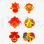 Chinese new year new year spring character elements