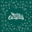 Merry Christmas vector hand lettering