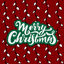 Merry Christmas hand lettering vector Typography winter holidays