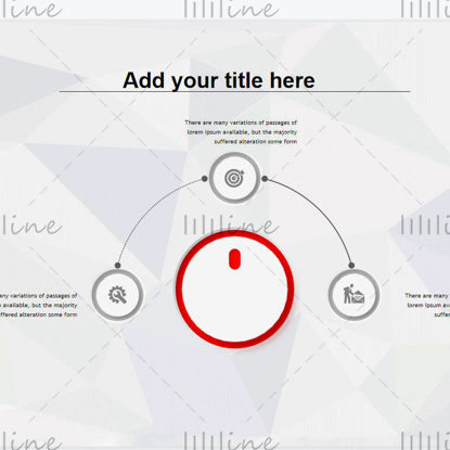 White and red ppt simple template