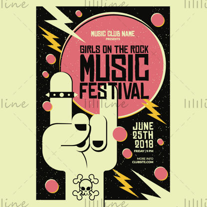 Music creative poster