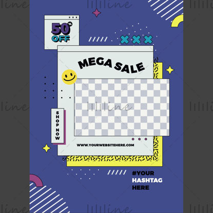 Mega sale poster