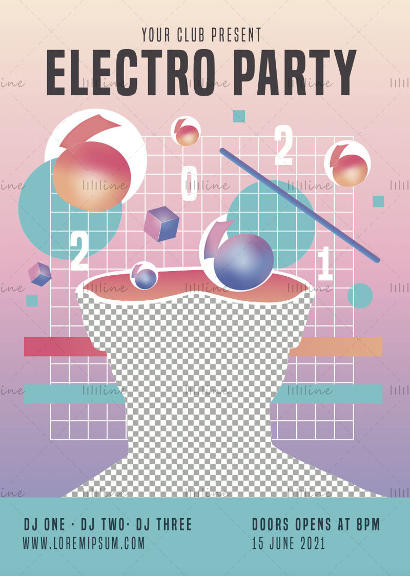 ELECTRO PARTY POSTER