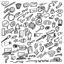 Hand drawn vector icons