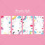 Memphis colorful INS style background vector template