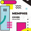 Memphis style vector poster
