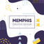 Vector elements memphis style poster