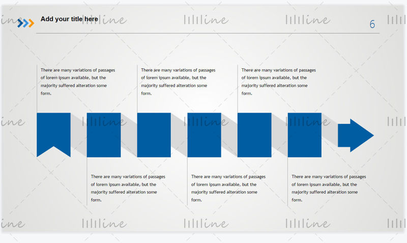 Light blue and white theme ppt template