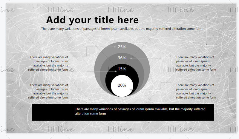 Black and yellow theme ppt simple template