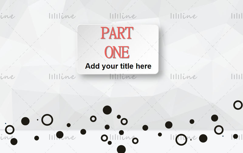 Black and red theme simple ppt template