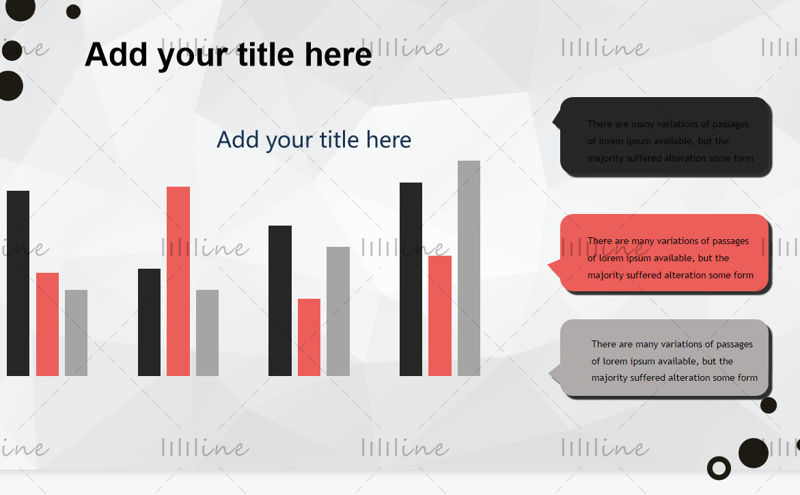 Black and red theme simple ppt template