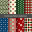 Seamless festival background Christmas vector pattern collection
