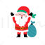 Christmas Character Element Vector