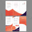 Orange Red SPA Tri-folding Template