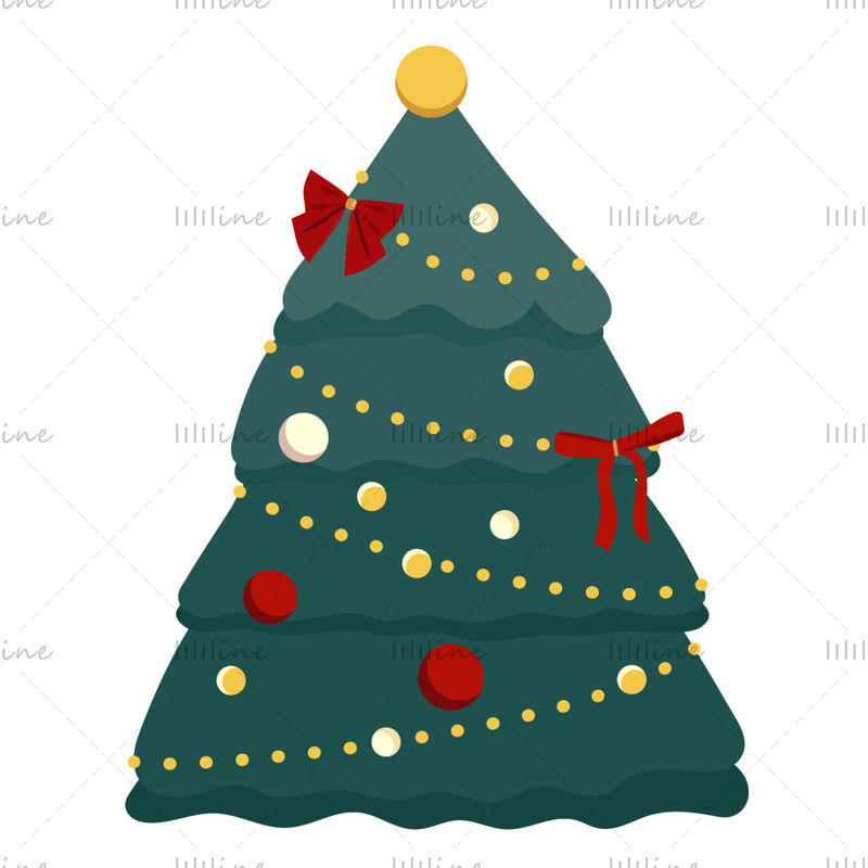 Vektor božičnega drevesa