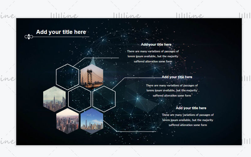 Science fiction theme ppt template