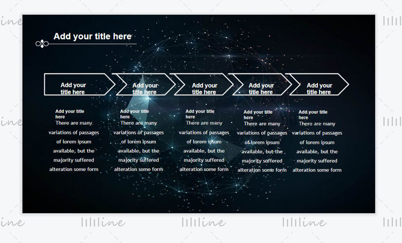 Science fiction theme ppt template