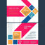 Vector red book cover