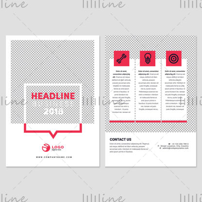 Creative brochure cover flyer promotion poster vector