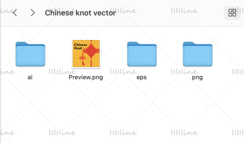 18 kinesisk knute vintage tradisjonell nyttårsdekorasjonsdesign AI vektor