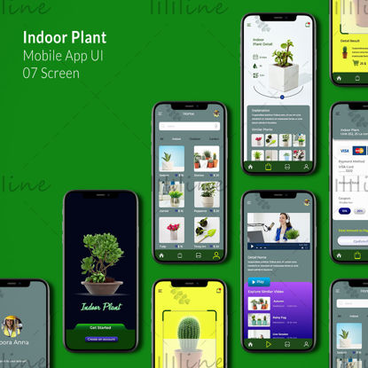 Indoor Plant Mobile App UI